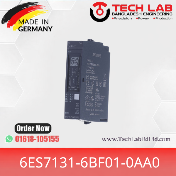 SIEMENS  SIMATIC ET 200SP, DI 8x 24V DC Basic, PU 1  Fin Bangladesh.  Mlfb 6ES7131-6BF01-0AA0 price