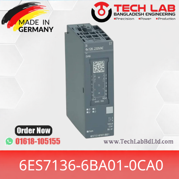 SIEMENS  SIMATIC ET 200SP, F-DI 8x24V DC HF Bangladesh.  Mlfb 6ES7136-6BA01-0CA0 price